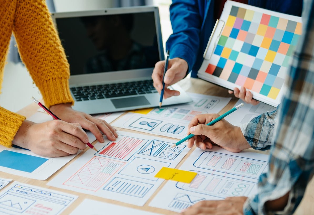 website hero section design